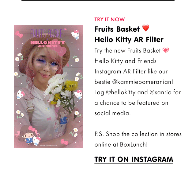 TRY IT NOW | Fruits Basket ♡ Hello Kitty AR Filter