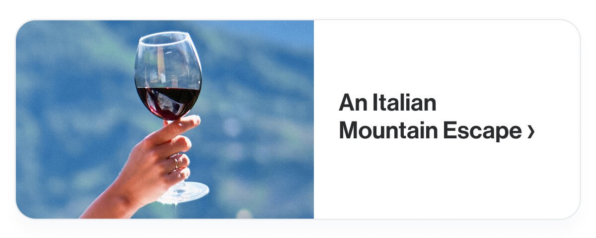 An Italian Mountain Escape