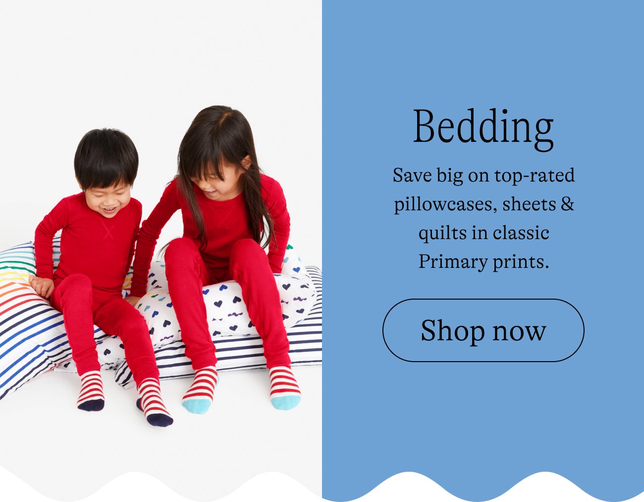 Bedding: Save big on top-rated pillowcases, sheets & quilts in classic Primary prints. Shop now