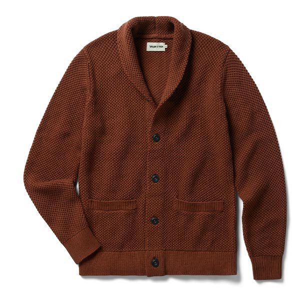 The Crawford Sweater in Rust