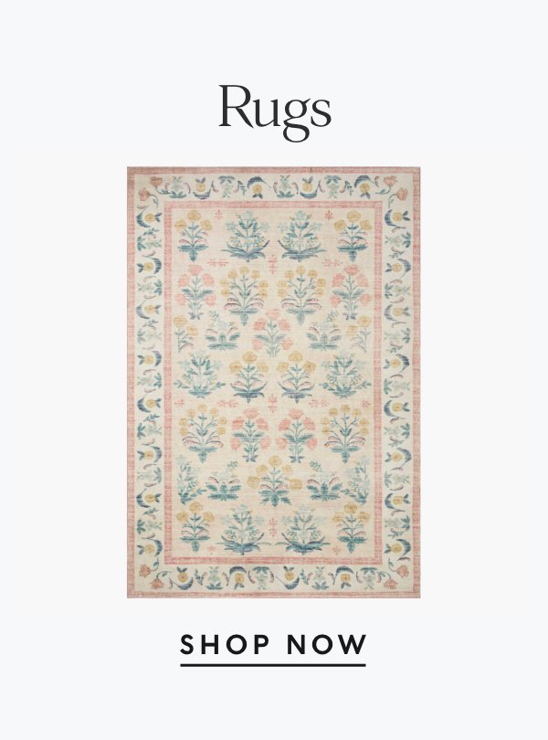 25% off rugs. Shop now