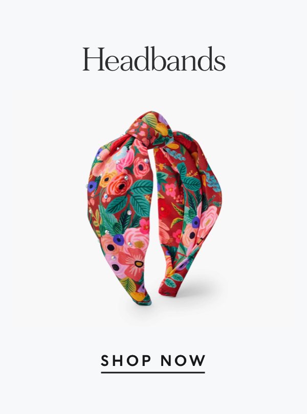 Headbands. Shop now