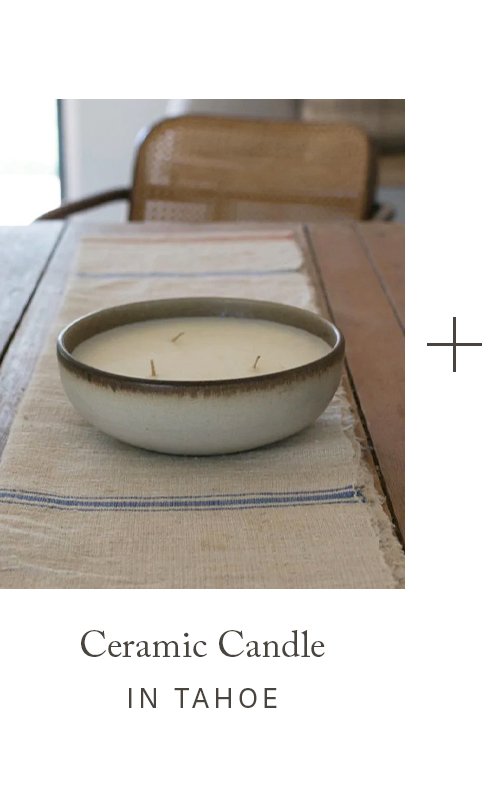 Tahoe Ceramic Candle