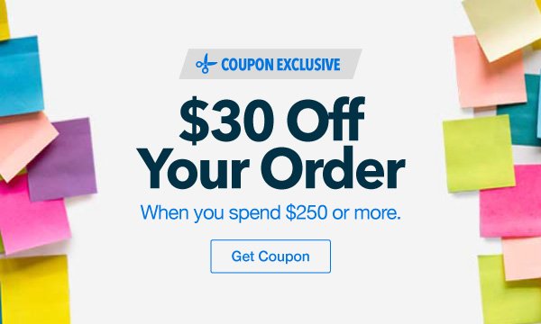 $30 Off Your Order of $250+