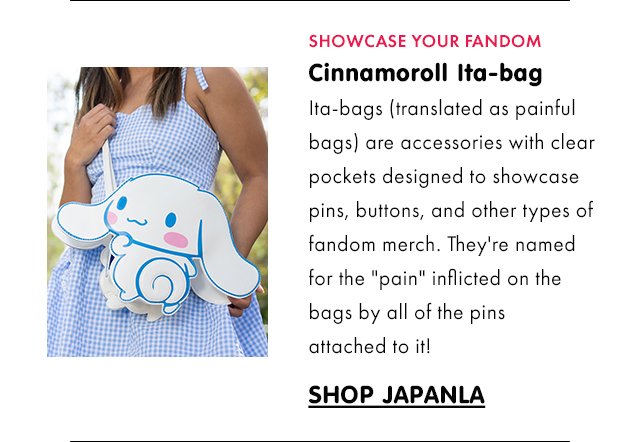 Showcase Your Fandom | Cinnamoroll Ita-Bag