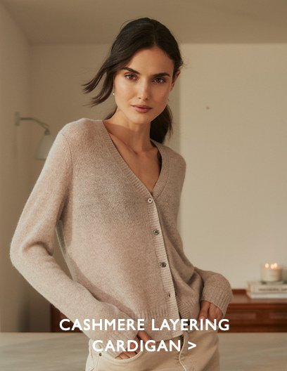 Cashmere layering Cardigan