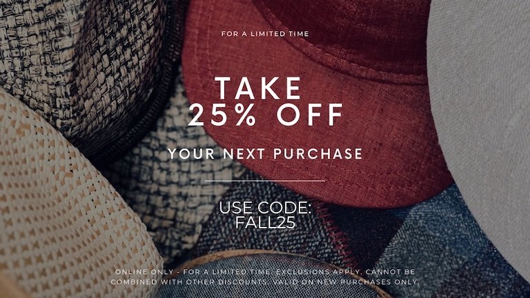 25% Off with Fall25