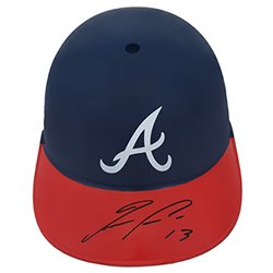 Ronald Acuna Jr Autographed Signed Atlanta Braves Souvenir Replica Batting Helmet (Beckett)
