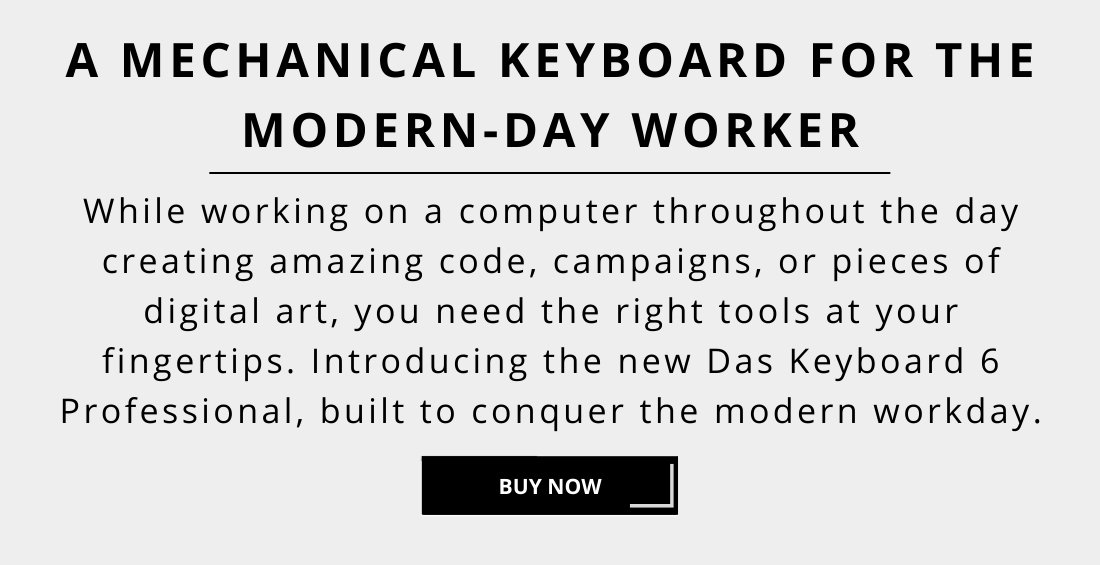 A mechanical keyboard for the modern-day worker