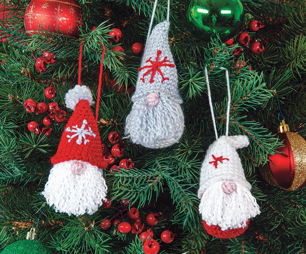 Gnome Crochet Ornaments