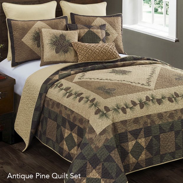 Antique Pine Quilt Set