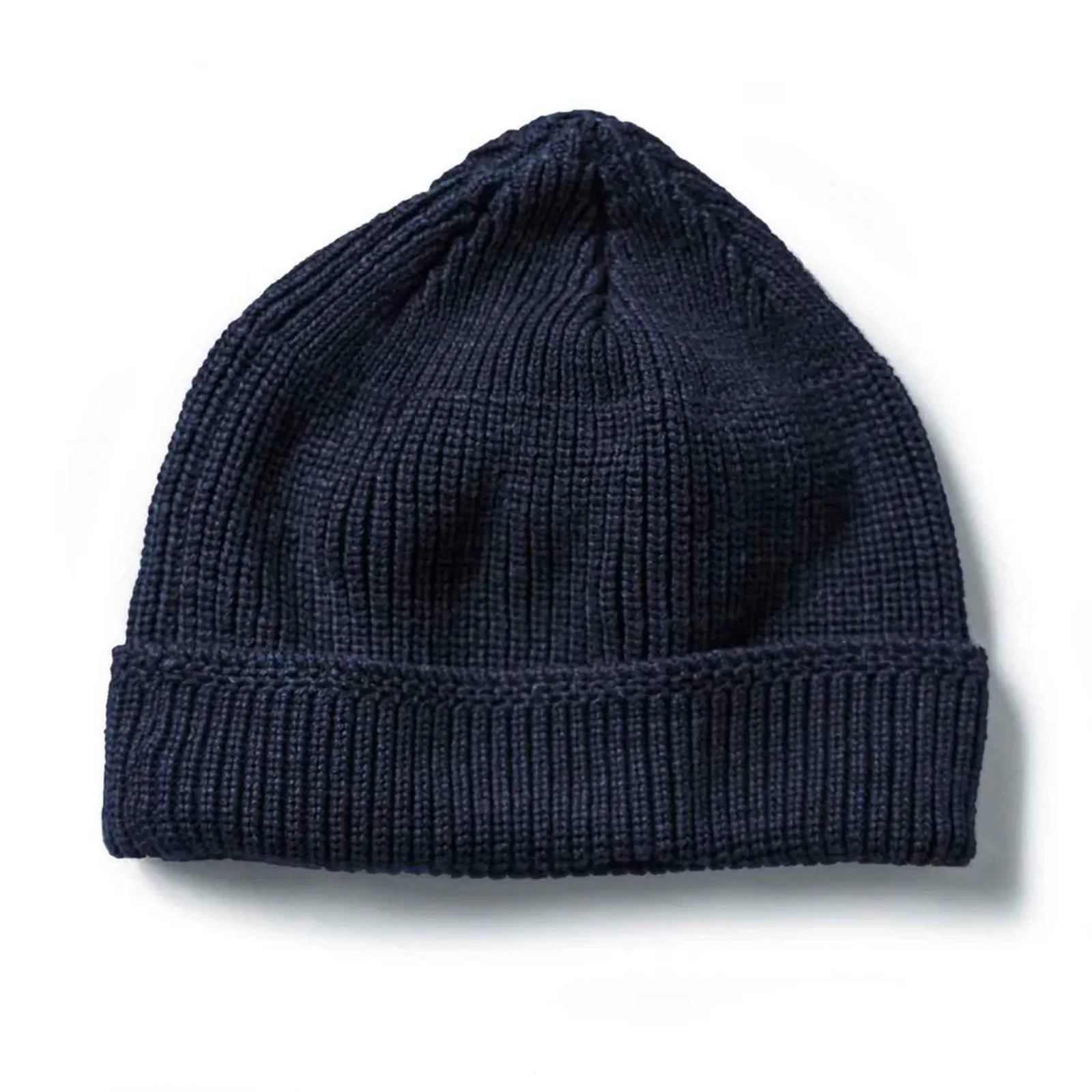 Image of The Rib Beanie in Heather Navy