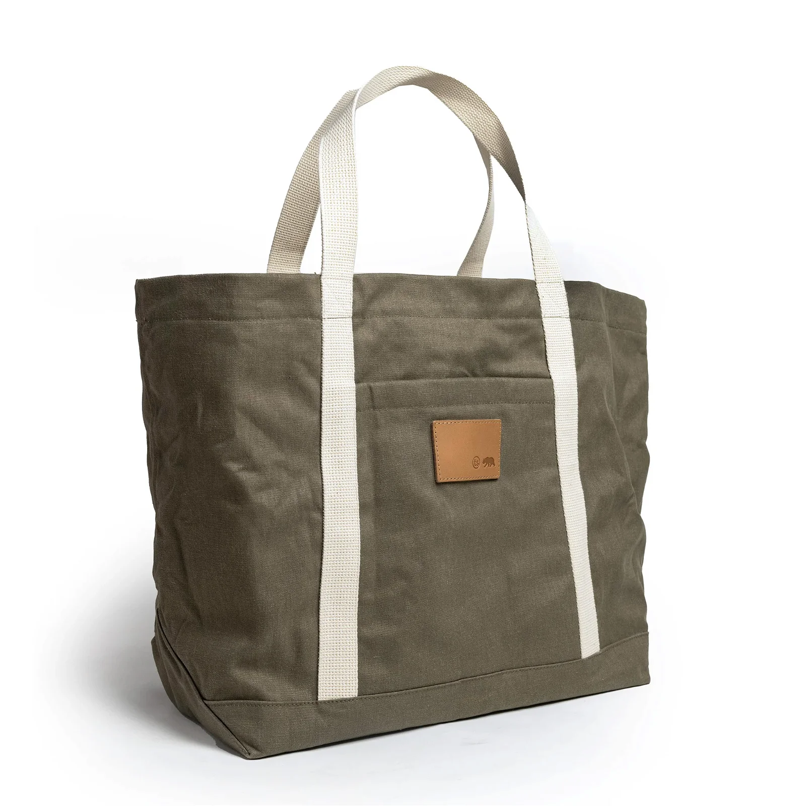 Image of The Market Tote in Stone Boss Duck