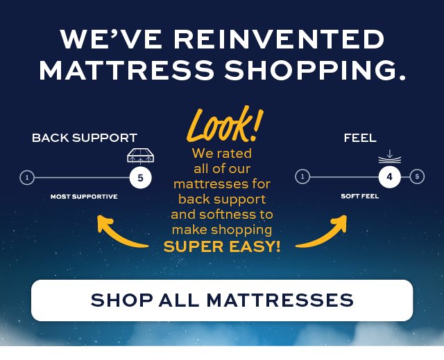 We've reinvented mattress shopping – find out more!