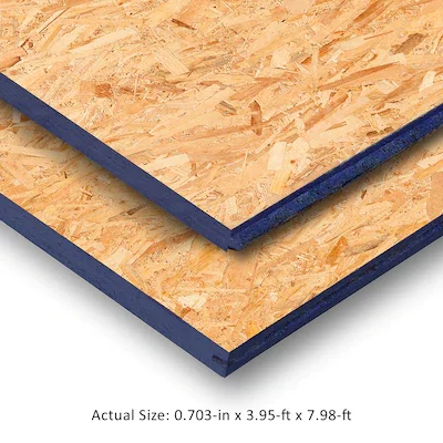 Lowe's 23/32-in x 4-ft x 8-ft Tongue and Groove OSB Subfloor - 637367