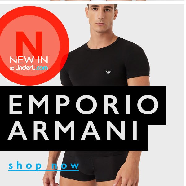 New-In EMPORIO ARMANI This Week
