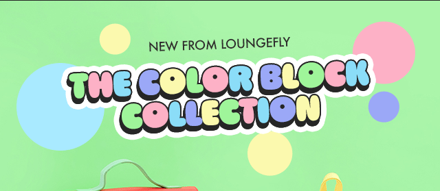 New from Loungefly | The Color Block Collection