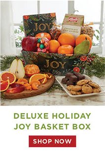 Deluxe Holiday Joy Basket Box