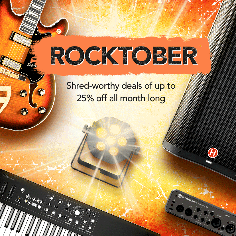 Go Bolder This Rocktober. Shred-worthy deals of up to 25% off all month long. Shop Now
