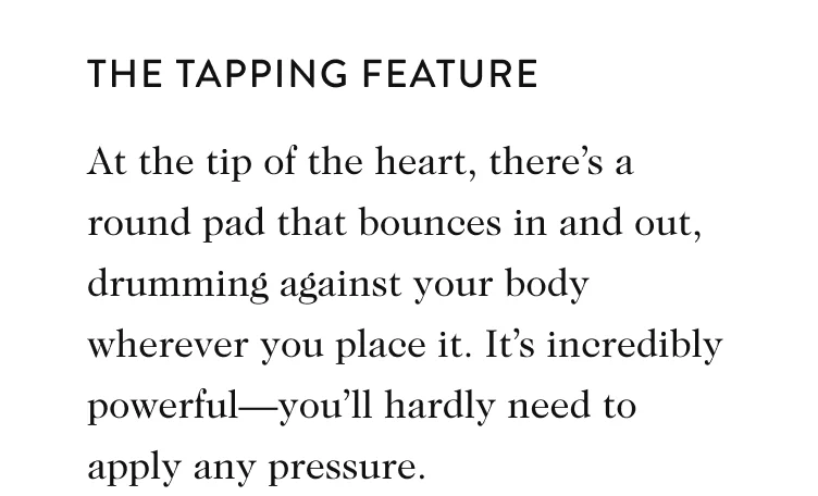 The Rumbly Vibration & The Tapping Feature