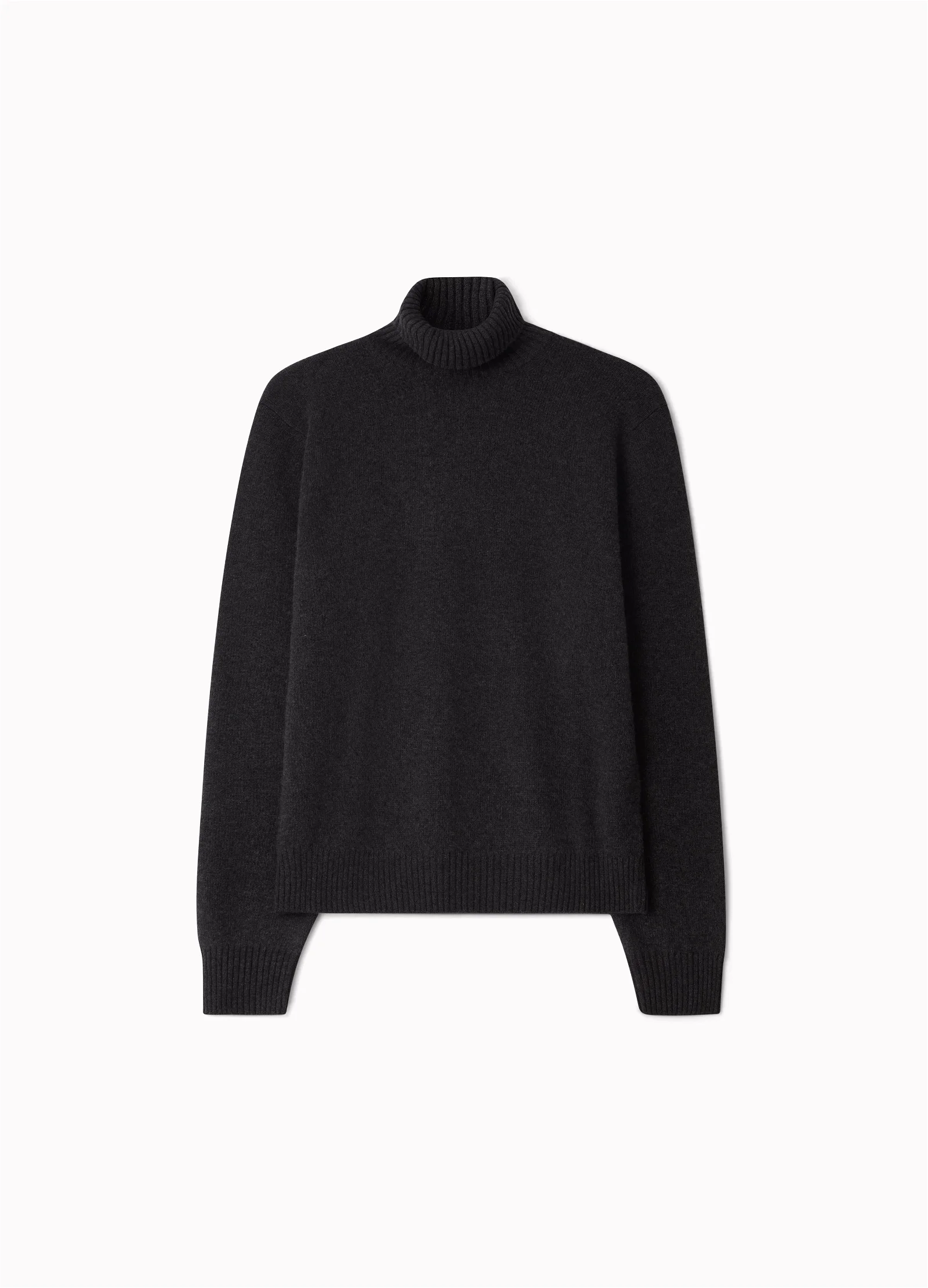 Image of Benedict Rollneck Sweater - Charcoal