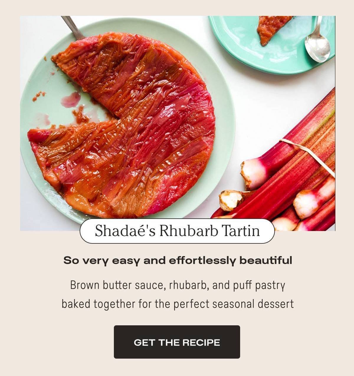 Shadae's Rhubarb Tartin