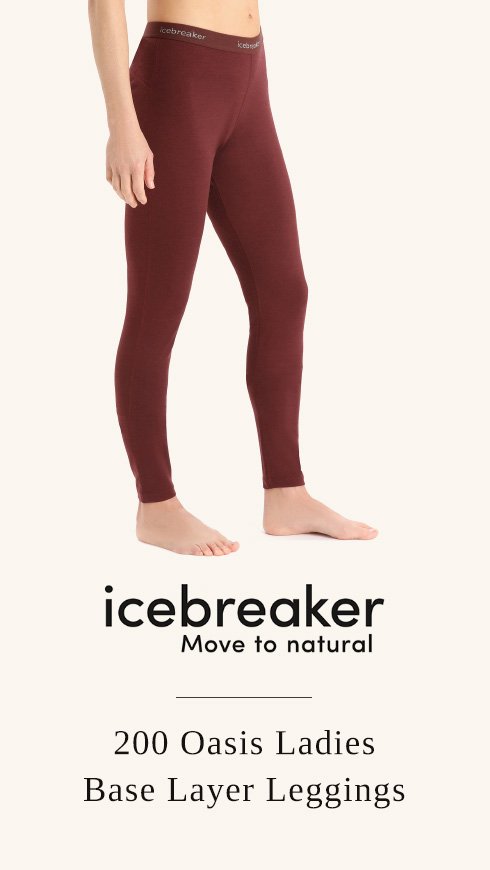 Icebreaker 200 Oasis Ladies Base Layer Leggings