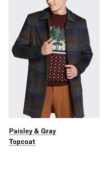 Paisley and Gray Topcoat