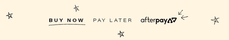 Buy now pay later with afterpay