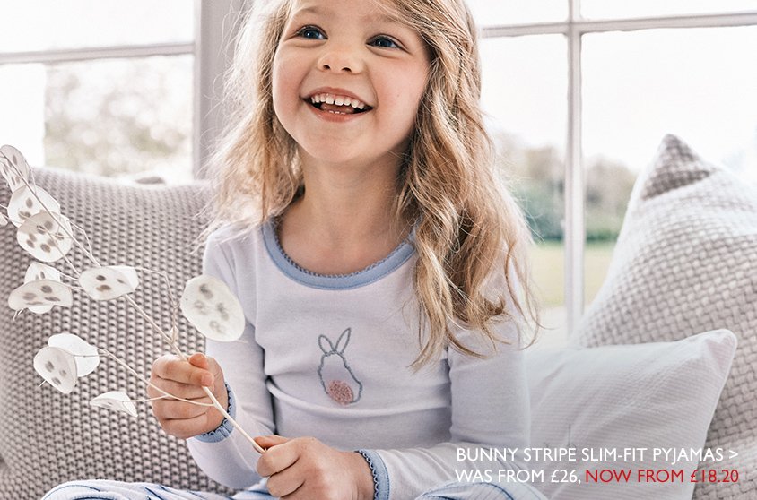 Bunny Stripe Slim-Fit Pyjamas