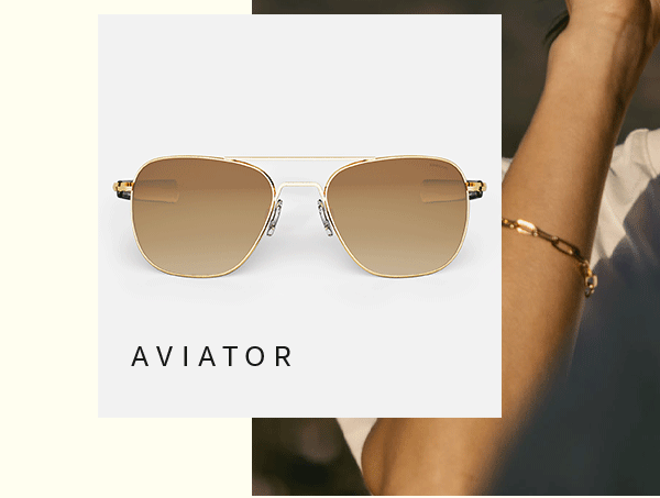 Aviator - Cape Sand - 23k Gold