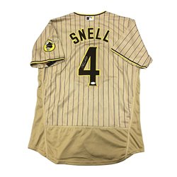 Ian Snell Autographed Signed San Diego Padres Nike Throwback Pinstripe #4 Jersey - JSA Authentic
