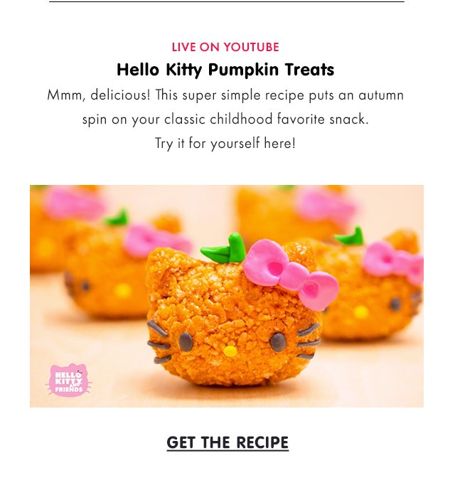Live on Youtube | Hello Kitty Pumpkin Treats
