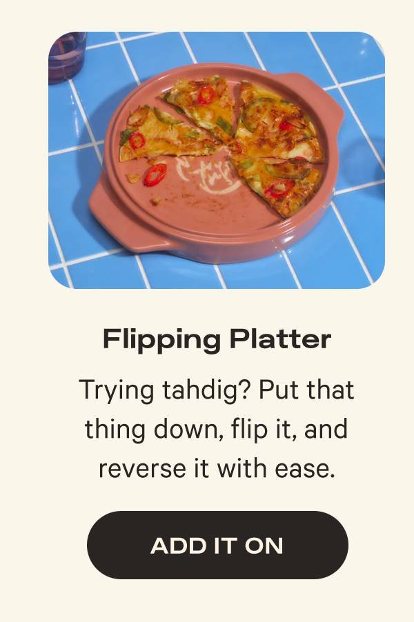 Flipping Platter