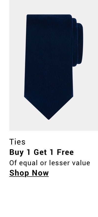 Ties Buy 1 Get 1 Free 
