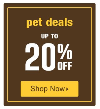Shop Fall Frenzy Pet Deals