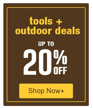 Shop Fall Frenzy Tools + Outdoor Deals