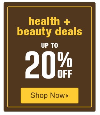 Shop Fall Frenzy Health + Beauty Deals