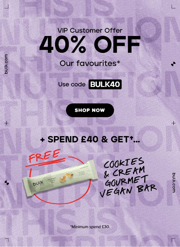 40% off favourites