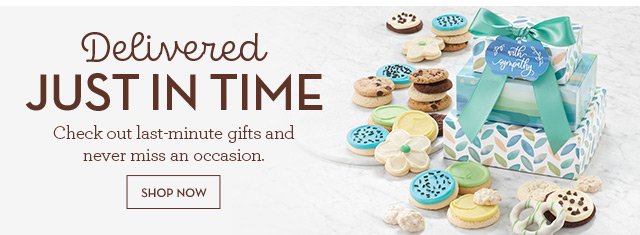 Delivered Just in Time - Check out last-minute gifts and never miss an occasion.