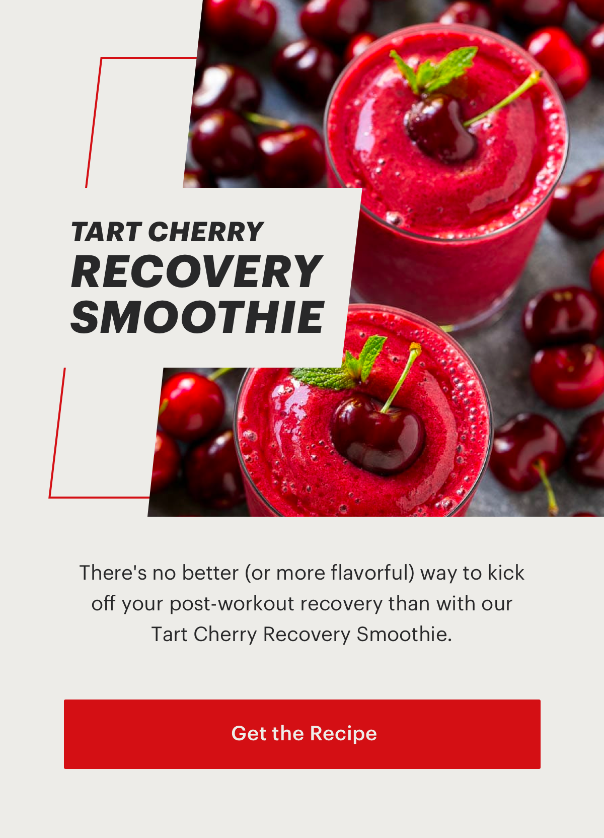Tart Cherry Recovery Smoothie