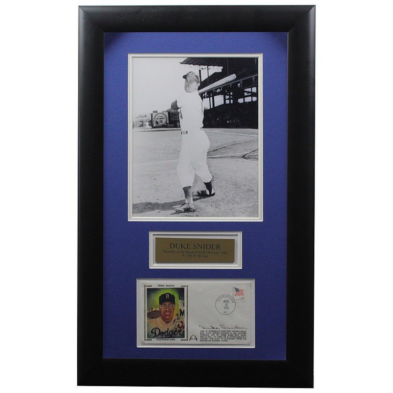 Duke Snider Autographed Signed Framed First Day Cover - Certified Authentic