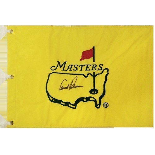 Arnold Palmer Autographed Signed Undated Masters Golf Pin Flag - JSA Full Letter