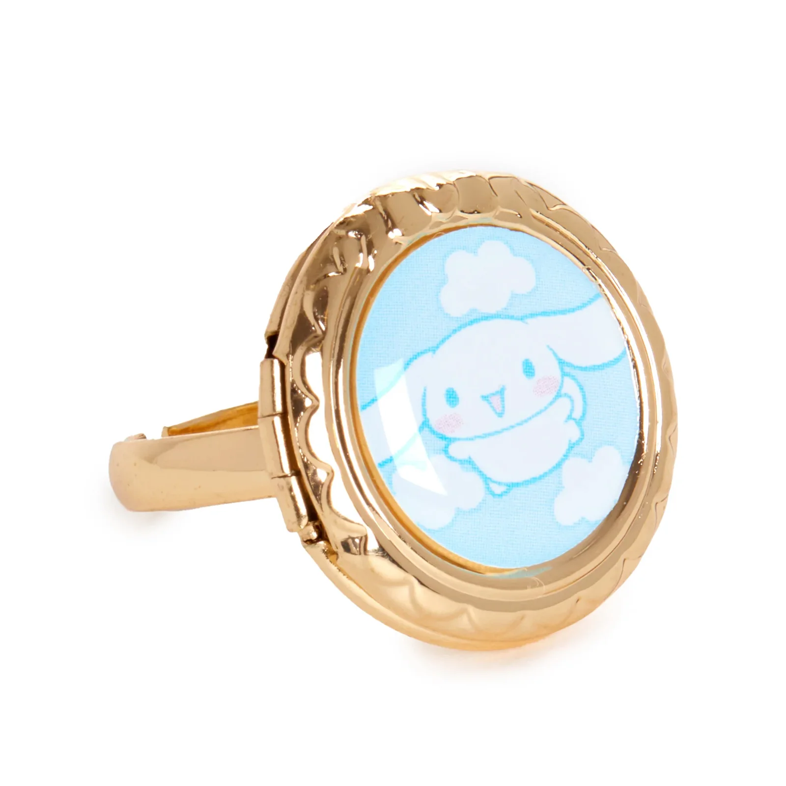 Image of Cinnamoroll Gold Locket Ring