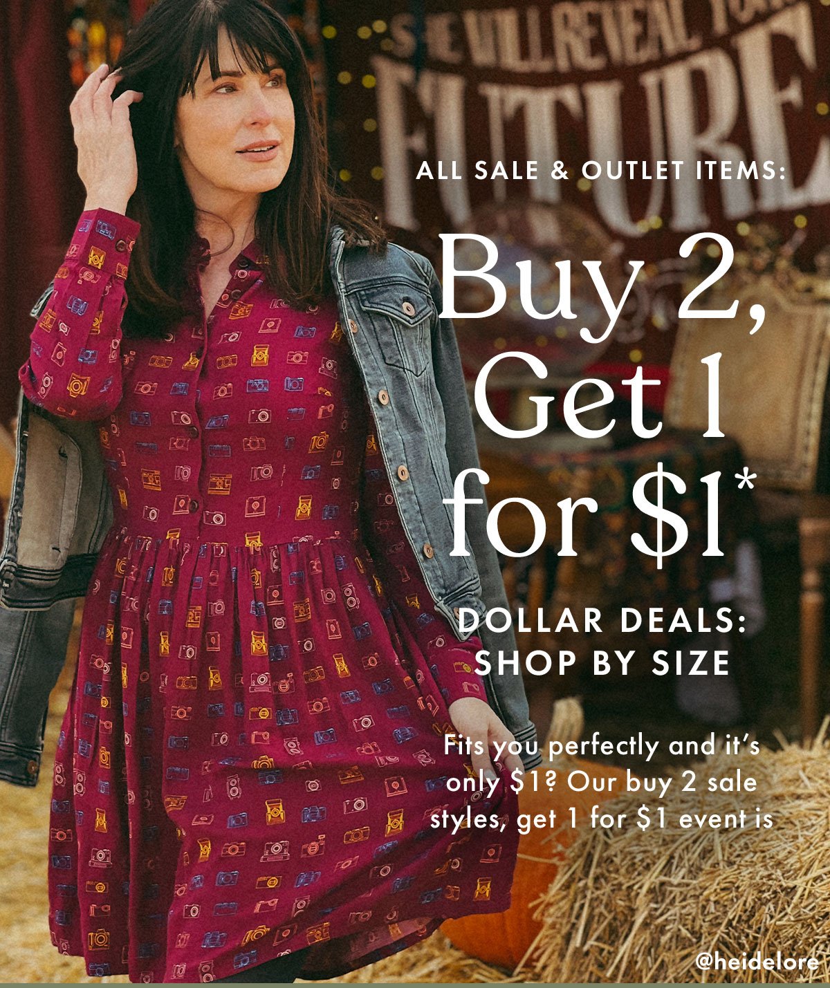 Buy 2, Get 1 for $1 | Dollar Deals: Shop by Size