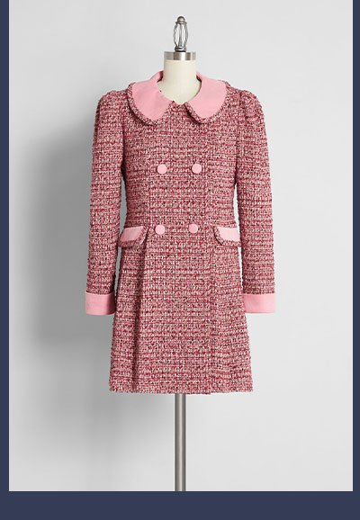 Dream a Little Dream Of 'Tweed' Coat