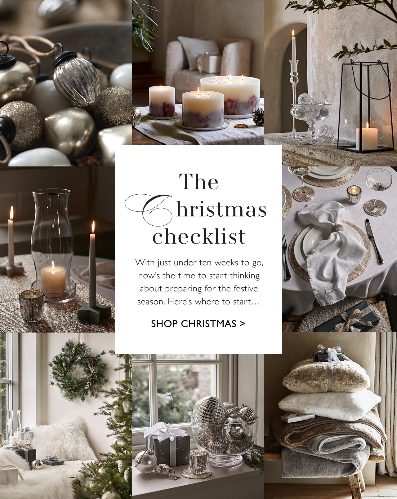The Christmas checklist | SHOP CHRISTMAS