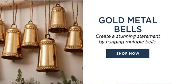 Gold Bell Ornaments
