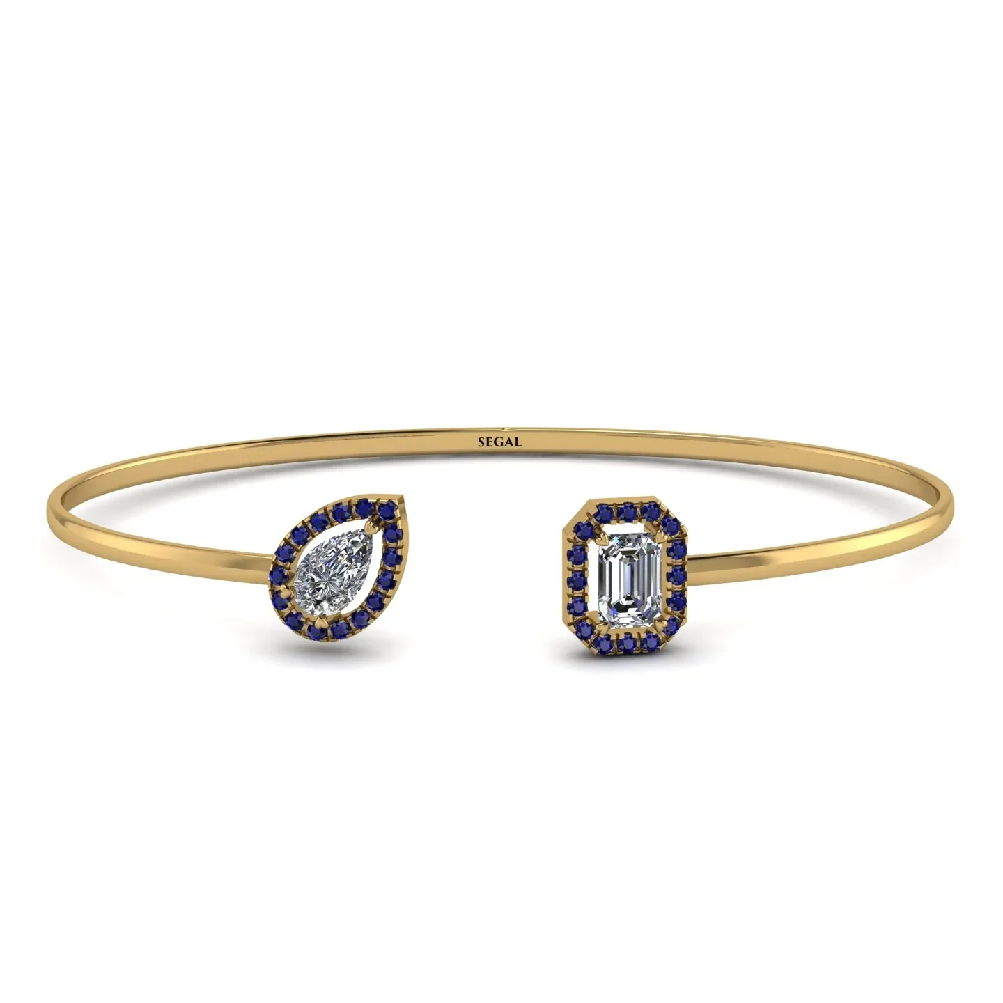 Image of Geometric Pearl And Emerald Diamond Bracelet - Catherine No. 61