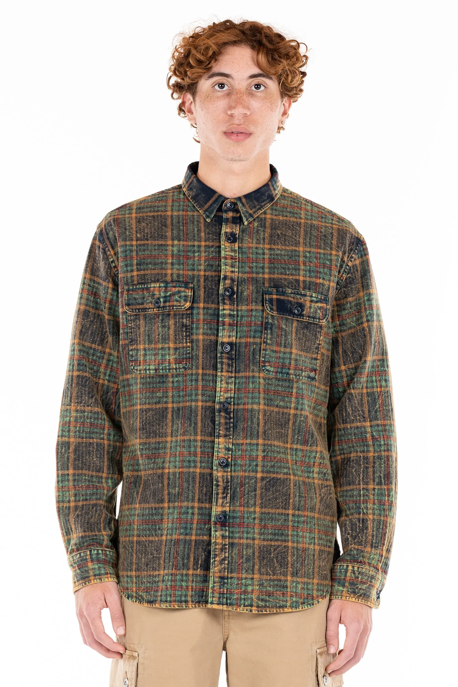 Aspen Flannel Shirt - Sycamore
